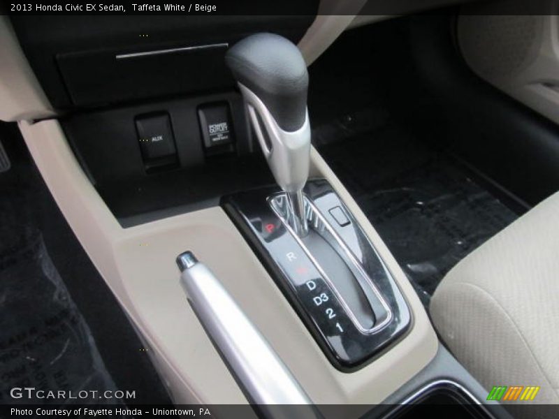  2013 Civic EX Sedan 5 Speed Automatic Shifter