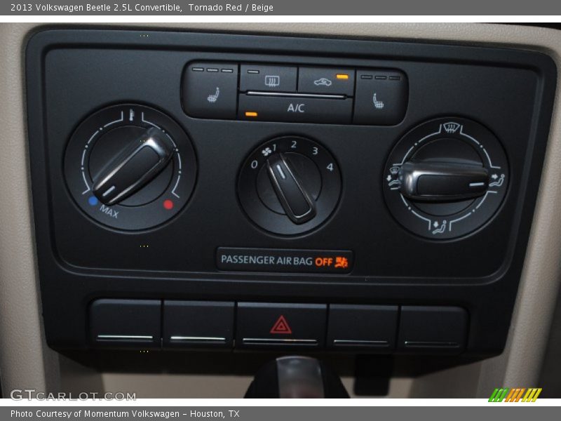 Tornado Red / Beige 2013 Volkswagen Beetle 2.5L Convertible