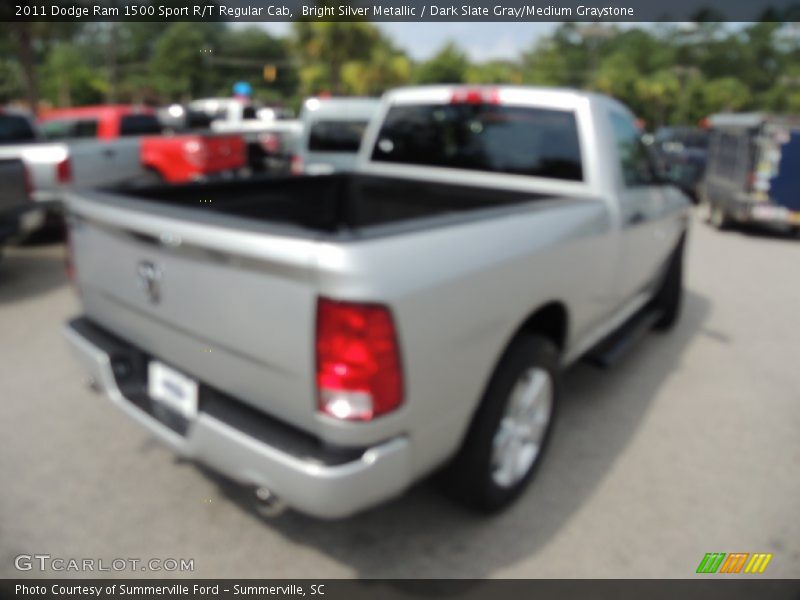 Bright Silver Metallic / Dark Slate Gray/Medium Graystone 2011 Dodge Ram 1500 Sport R/T Regular Cab