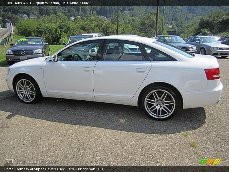 Ibis White / Black 2008 Audi A6 3.2 quattro Sedan