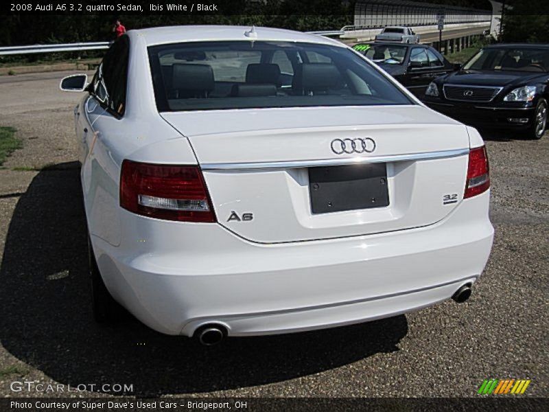 Ibis White / Black 2008 Audi A6 3.2 quattro Sedan