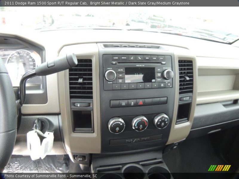 Bright Silver Metallic / Dark Slate Gray/Medium Graystone 2011 Dodge Ram 1500 Sport R/T Regular Cab