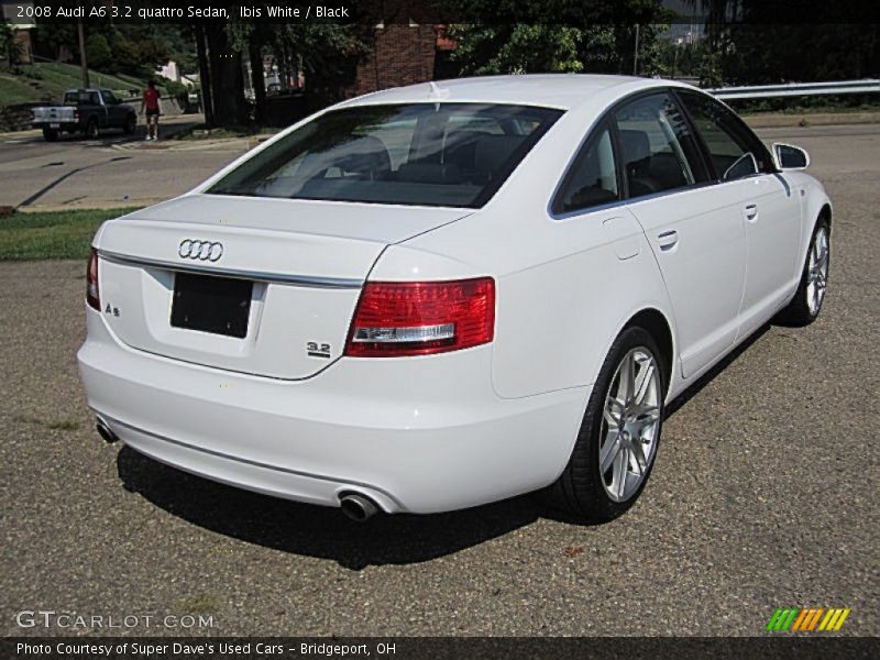 Ibis White / Black 2008 Audi A6 3.2 quattro Sedan
