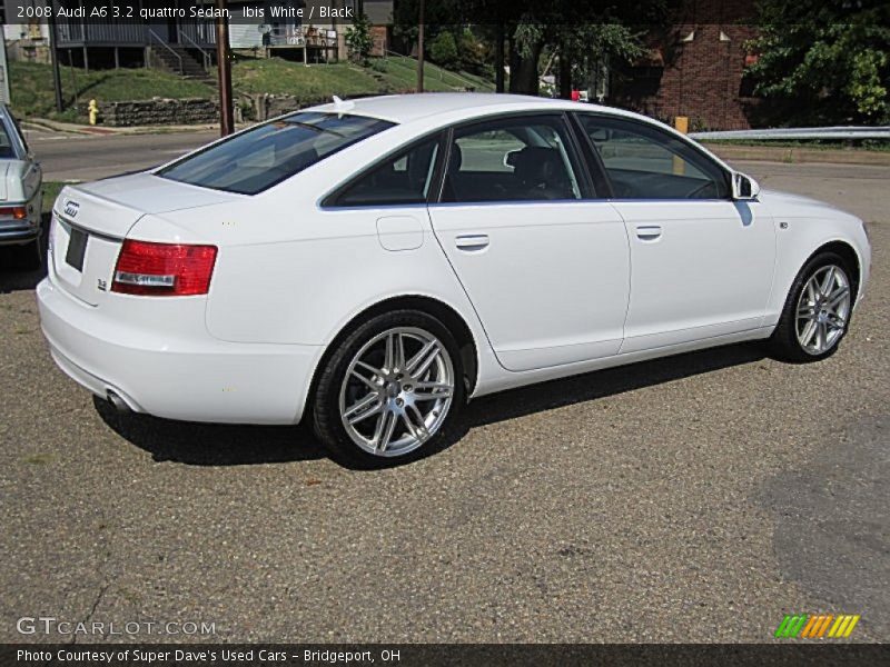 Ibis White / Black 2008 Audi A6 3.2 quattro Sedan