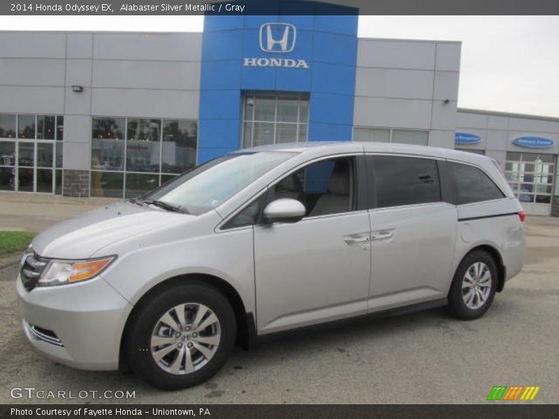 Alabaster Silver Metallic / Gray 2014 Honda Odyssey EX