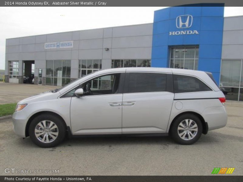 Alabaster Silver Metallic / Gray 2014 Honda Odyssey EX