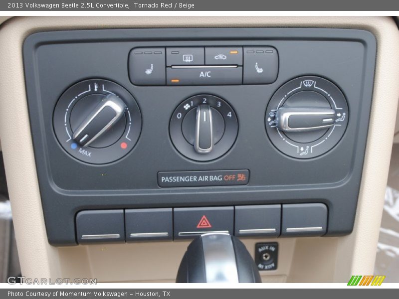 Tornado Red / Beige 2013 Volkswagen Beetle 2.5L Convertible