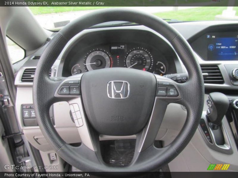 Alabaster Silver Metallic / Gray 2014 Honda Odyssey EX