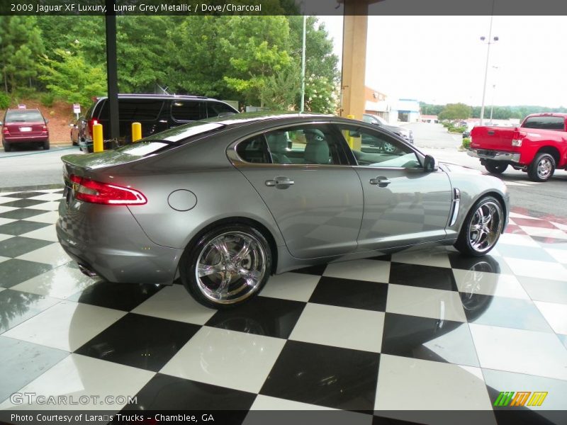 Lunar Grey Metallic / Dove/Charcoal 2009 Jaguar XF Luxury