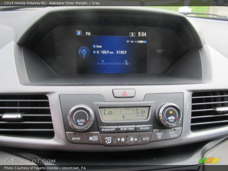 Alabaster Silver Metallic / Gray 2014 Honda Odyssey EX