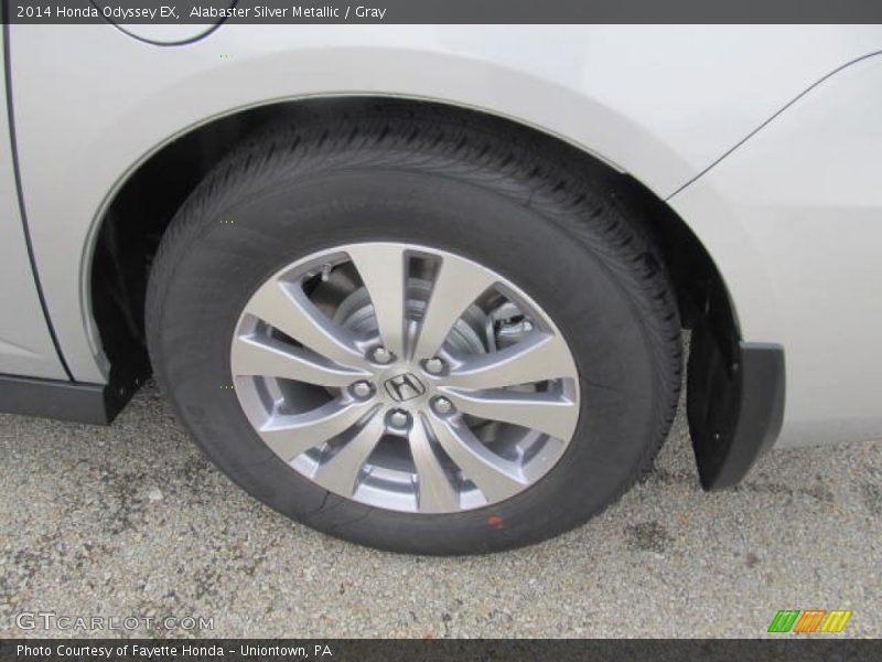 Alabaster Silver Metallic / Gray 2014 Honda Odyssey EX