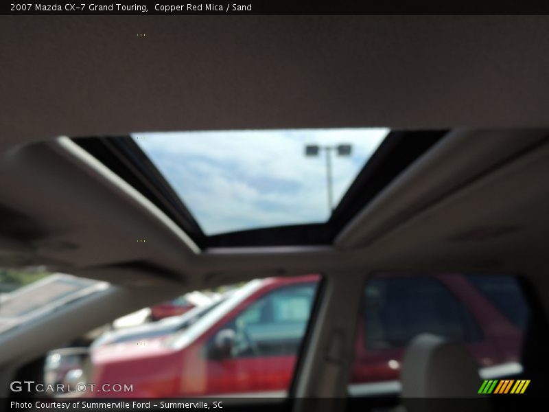 Copper Red Mica / Sand 2007 Mazda CX-7 Grand Touring