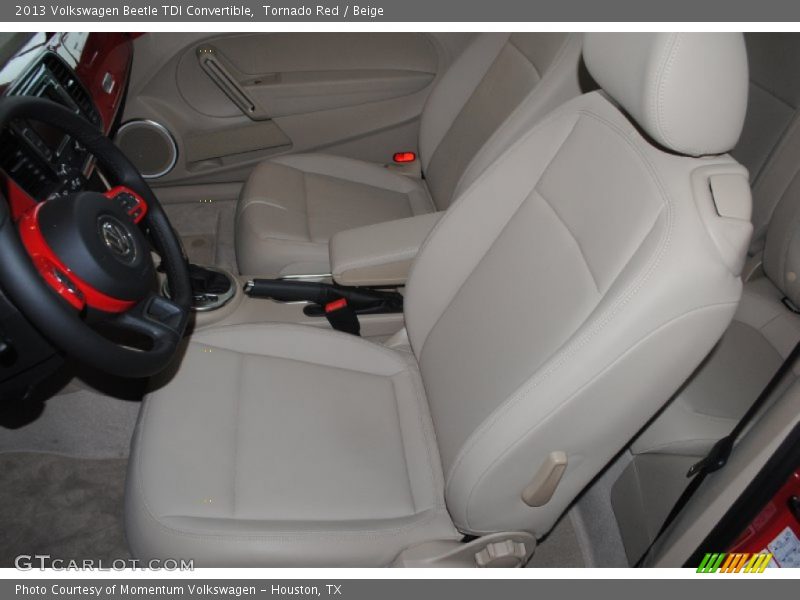 Tornado Red / Beige 2013 Volkswagen Beetle TDI Convertible