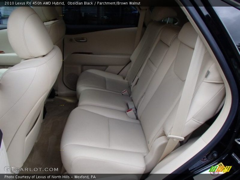 Obsidian Black / Parchment/Brown Walnut 2010 Lexus RX 450h AWD Hybrid
