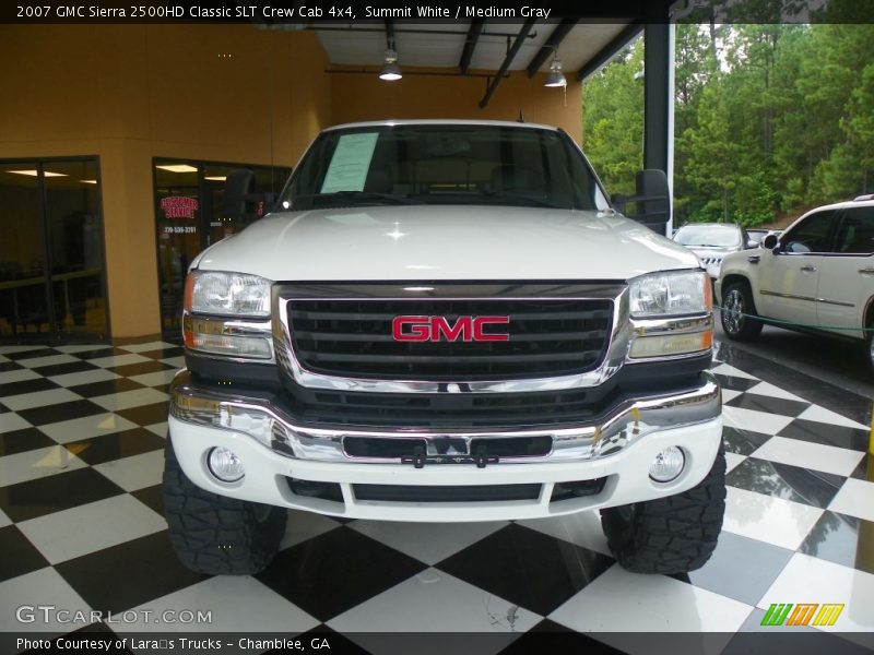 Summit White / Medium Gray 2007 GMC Sierra 2500HD Classic SLT Crew Cab 4x4