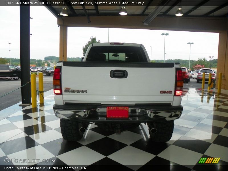 Summit White / Medium Gray 2007 GMC Sierra 2500HD Classic SLT Crew Cab 4x4