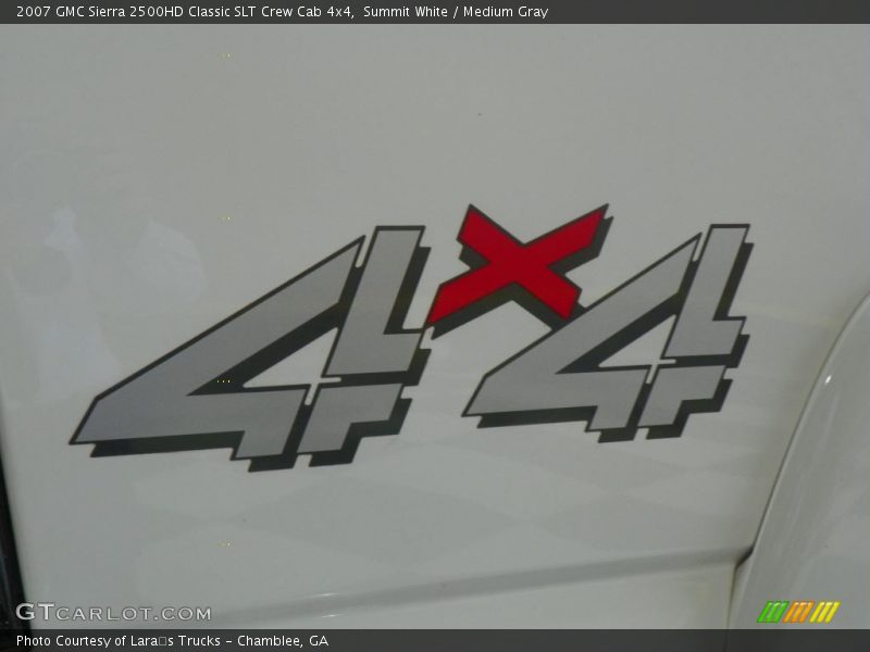 Summit White / Medium Gray 2007 GMC Sierra 2500HD Classic SLT Crew Cab 4x4
