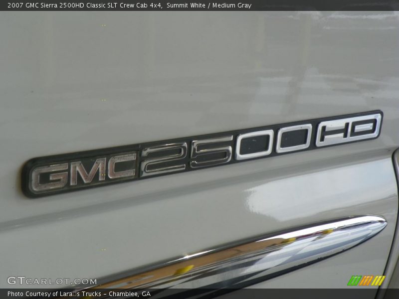 Summit White / Medium Gray 2007 GMC Sierra 2500HD Classic SLT Crew Cab 4x4