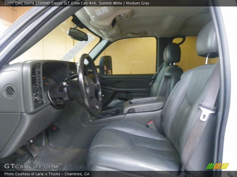 Summit White / Medium Gray 2007 GMC Sierra 2500HD Classic SLT Crew Cab 4x4