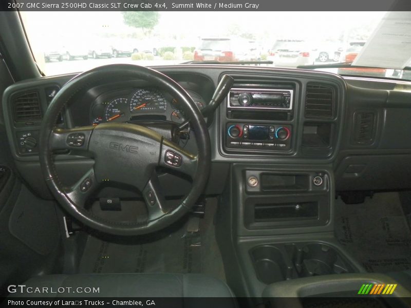Summit White / Medium Gray 2007 GMC Sierra 2500HD Classic SLT Crew Cab 4x4