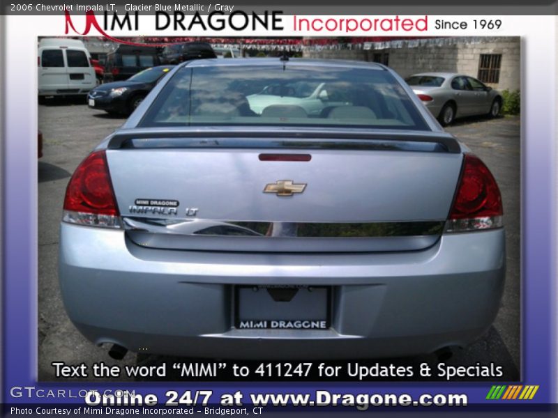 Glacier Blue Metallic / Gray 2006 Chevrolet Impala LT