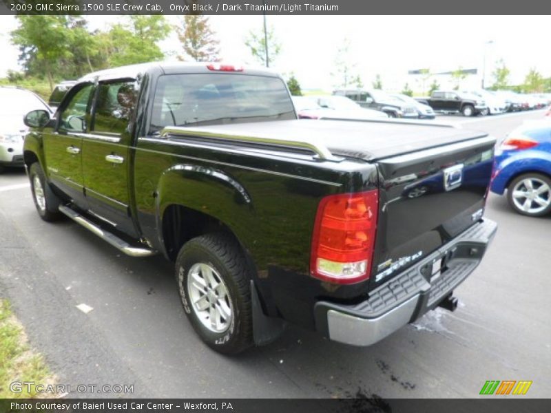 Onyx Black / Dark Titanium/Light Titanium 2009 GMC Sierra 1500 SLE Crew Cab