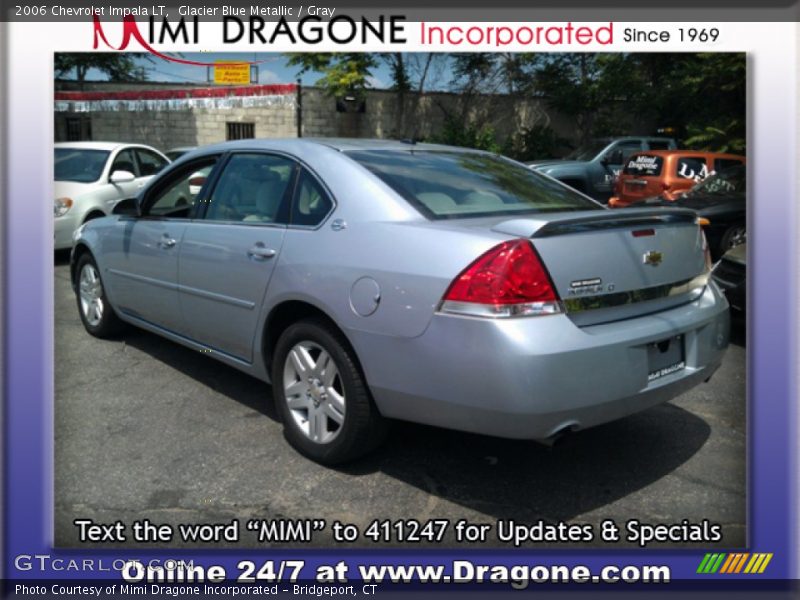 Glacier Blue Metallic / Gray 2006 Chevrolet Impala LT