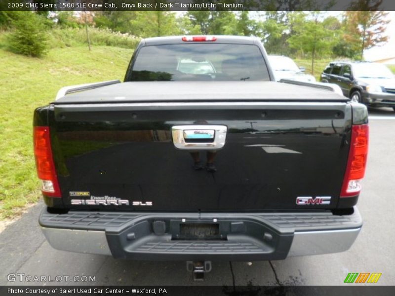 Onyx Black / Dark Titanium/Light Titanium 2009 GMC Sierra 1500 SLE Crew Cab