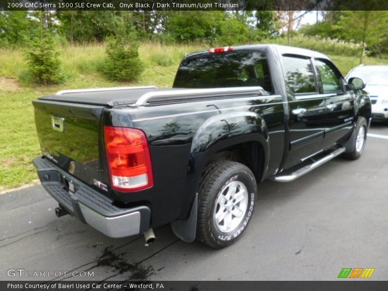 Onyx Black / Dark Titanium/Light Titanium 2009 GMC Sierra 1500 SLE Crew Cab