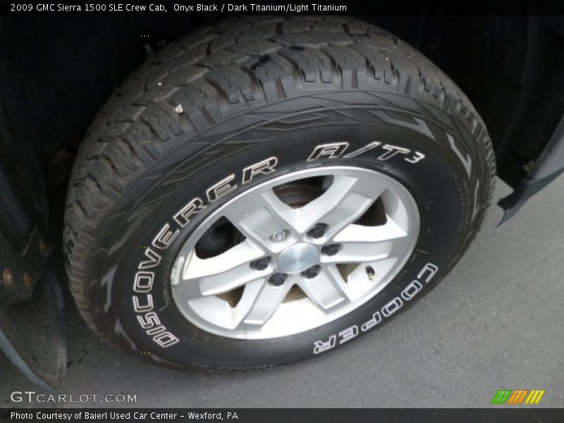 Onyx Black / Dark Titanium/Light Titanium 2009 GMC Sierra 1500 SLE Crew Cab