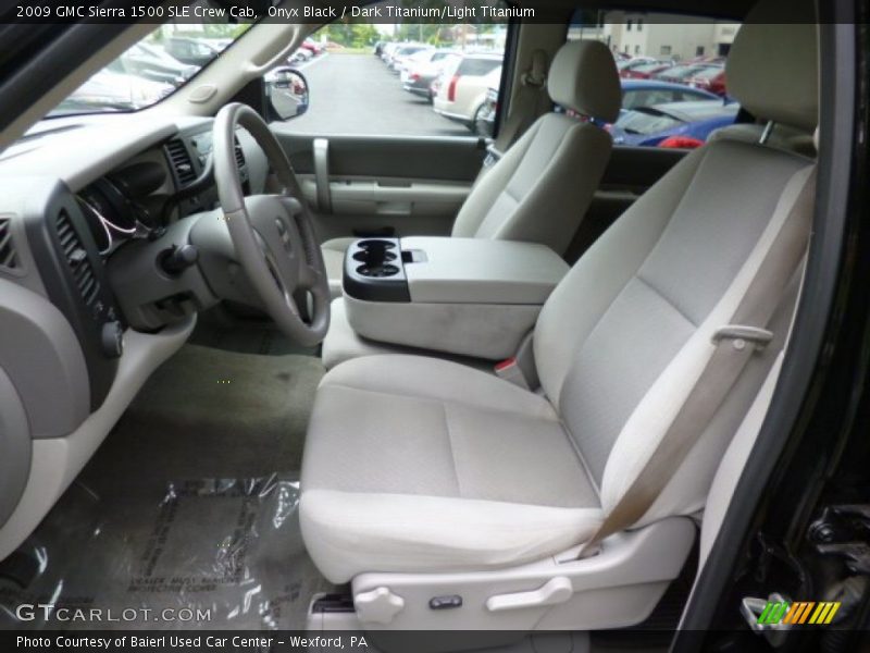 Onyx Black / Dark Titanium/Light Titanium 2009 GMC Sierra 1500 SLE Crew Cab
