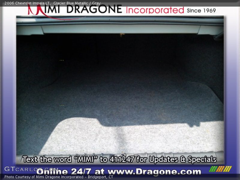 Glacier Blue Metallic / Gray 2006 Chevrolet Impala LT