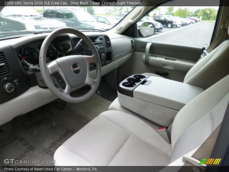 Onyx Black / Dark Titanium/Light Titanium 2009 GMC Sierra 1500 SLE Crew Cab