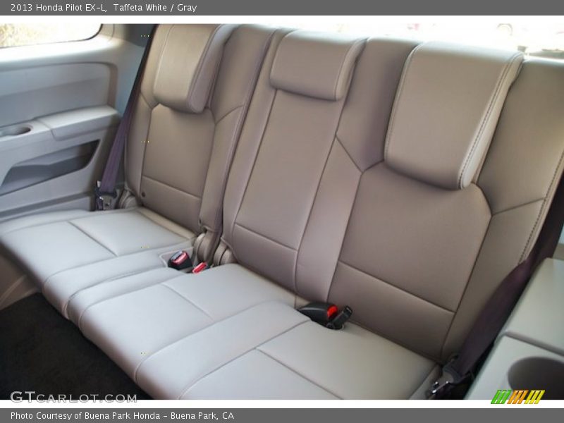 Taffeta White / Gray 2013 Honda Pilot EX-L