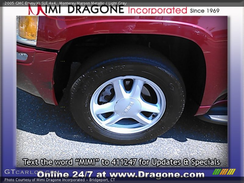 Monterey Maroon Metallic / Light Gray 2005 GMC Envoy XL SLE 4x4