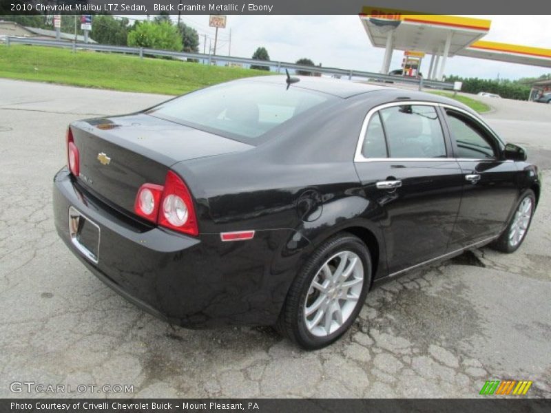Black Granite Metallic / Ebony 2010 Chevrolet Malibu LTZ Sedan
