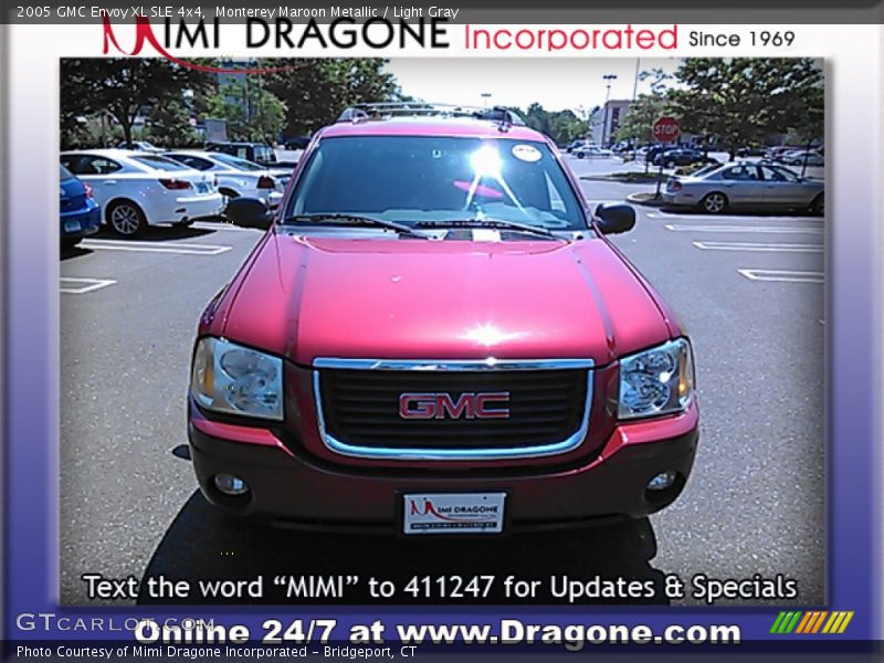 Monterey Maroon Metallic / Light Gray 2005 GMC Envoy XL SLE 4x4