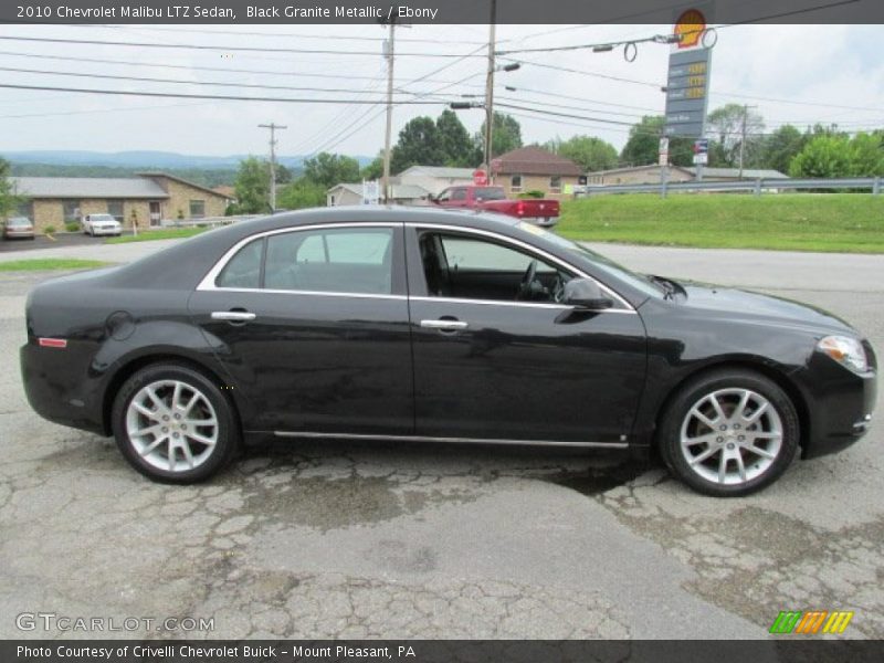 Black Granite Metallic / Ebony 2010 Chevrolet Malibu LTZ Sedan