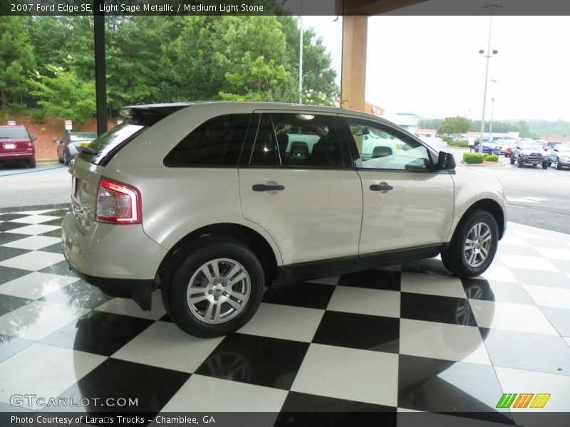 Light Sage Metallic / Medium Light Stone 2007 Ford Edge SE