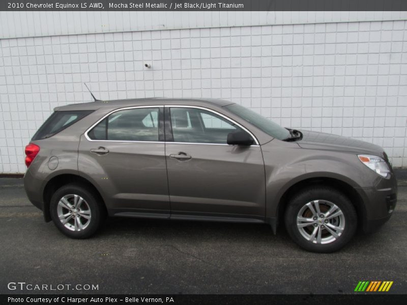 Mocha Steel Metallic / Jet Black/Light Titanium 2010 Chevrolet Equinox LS AWD