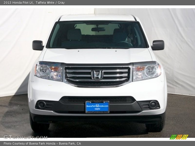 Taffeta White / Gray 2013 Honda Pilot LX