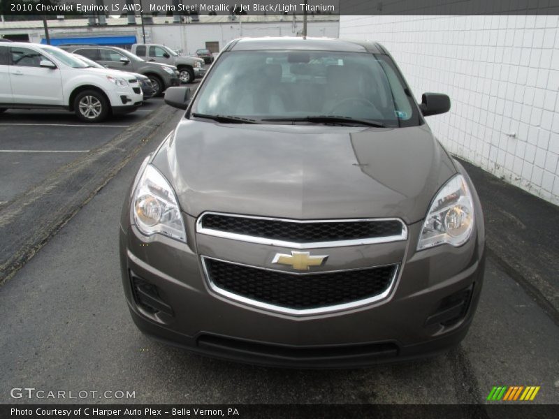 Mocha Steel Metallic / Jet Black/Light Titanium 2010 Chevrolet Equinox LS AWD