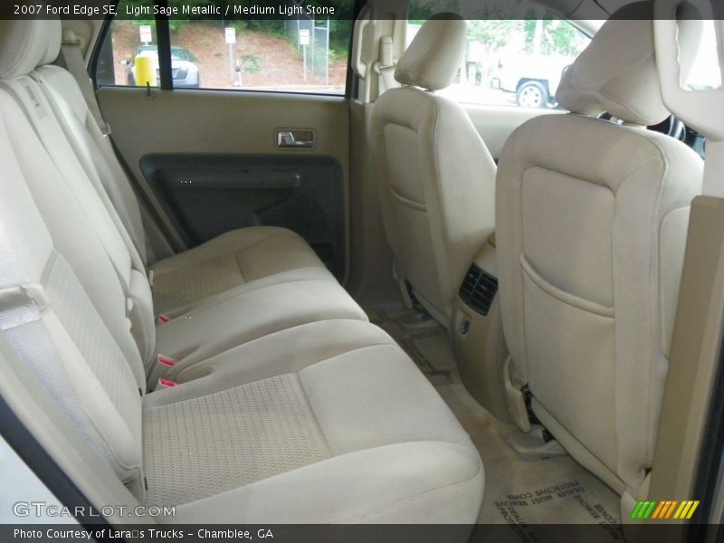 Light Sage Metallic / Medium Light Stone 2007 Ford Edge SE