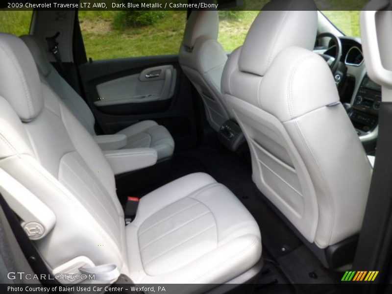 Dark Blue Metallic / Cashmere/Ebony 2009 Chevrolet Traverse LTZ AWD