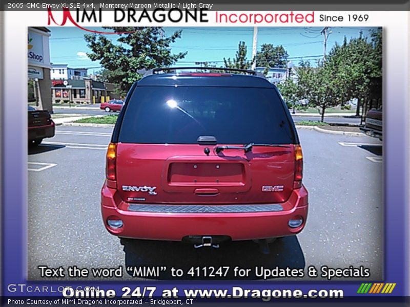 Monterey Maroon Metallic / Light Gray 2005 GMC Envoy XL SLE 4x4