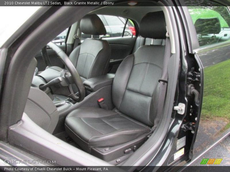 Black Granite Metallic / Ebony 2010 Chevrolet Malibu LTZ Sedan