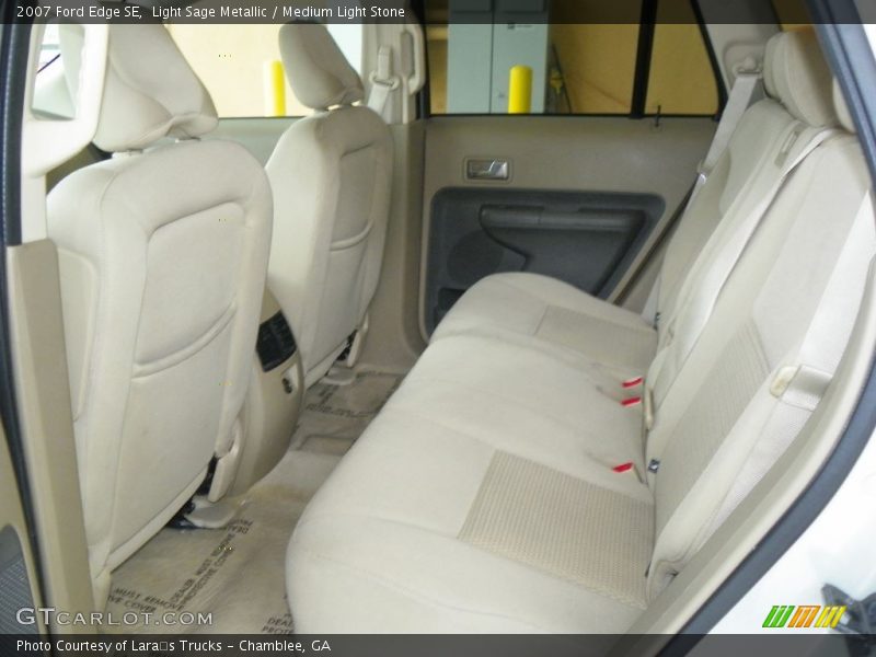 Light Sage Metallic / Medium Light Stone 2007 Ford Edge SE