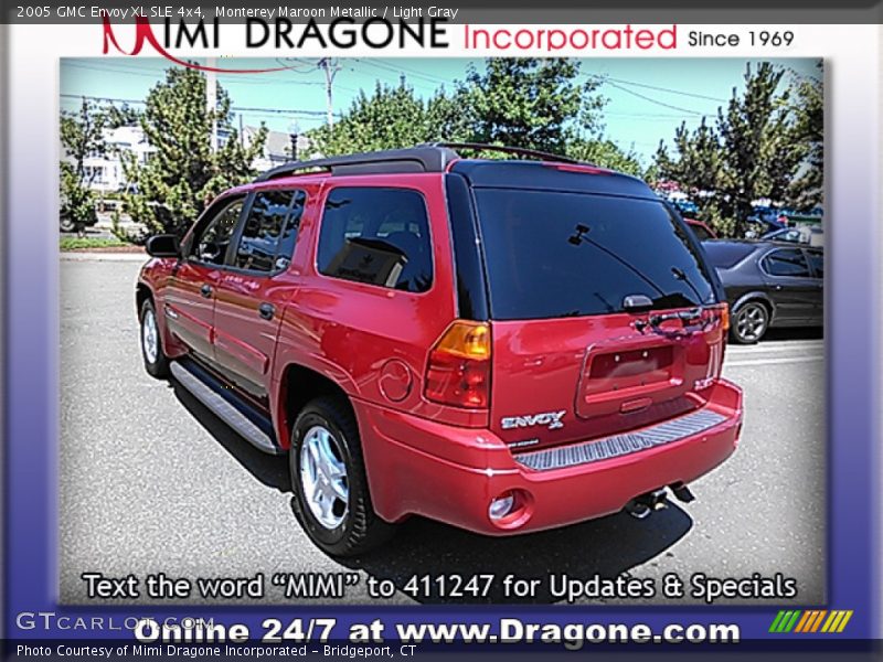 Monterey Maroon Metallic / Light Gray 2005 GMC Envoy XL SLE 4x4