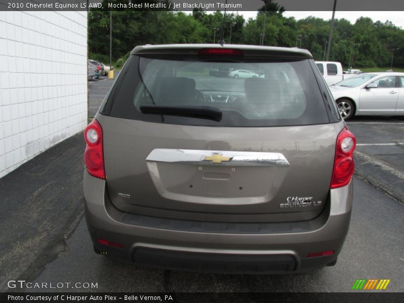 Mocha Steel Metallic / Jet Black/Light Titanium 2010 Chevrolet Equinox LS AWD