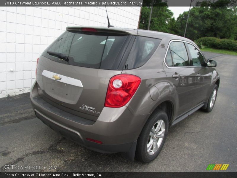 Mocha Steel Metallic / Jet Black/Light Titanium 2010 Chevrolet Equinox LS AWD